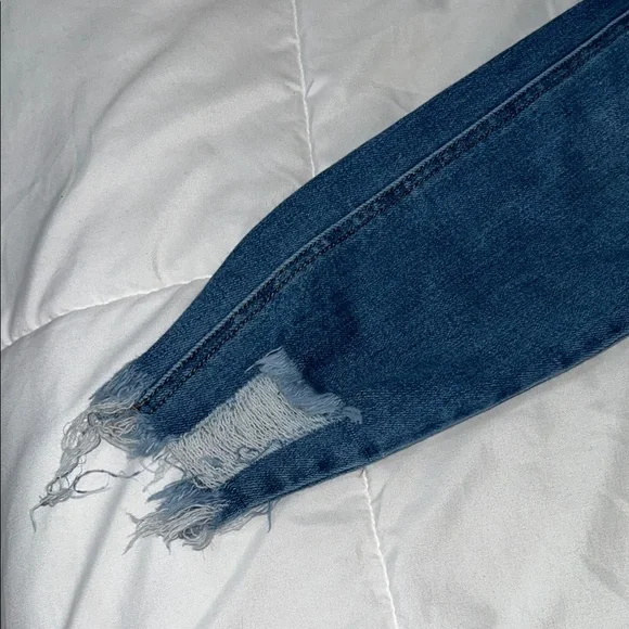 Wax Jean Blue Skinny Distressed Denim - Picture 2 of 4